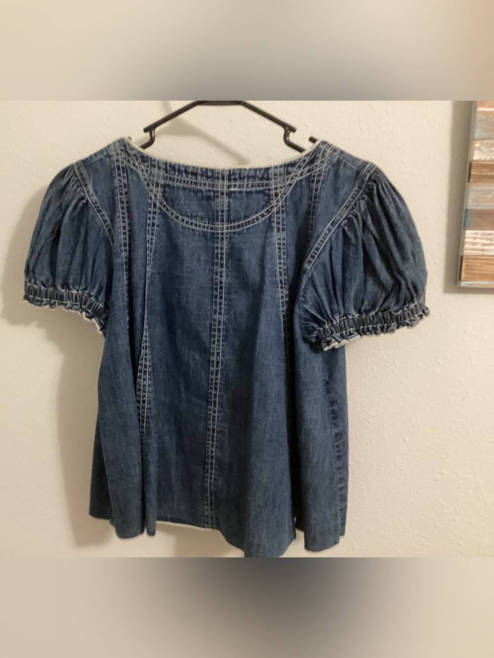 Anthropologie pilcro denim swing top - Picture 6 of 6